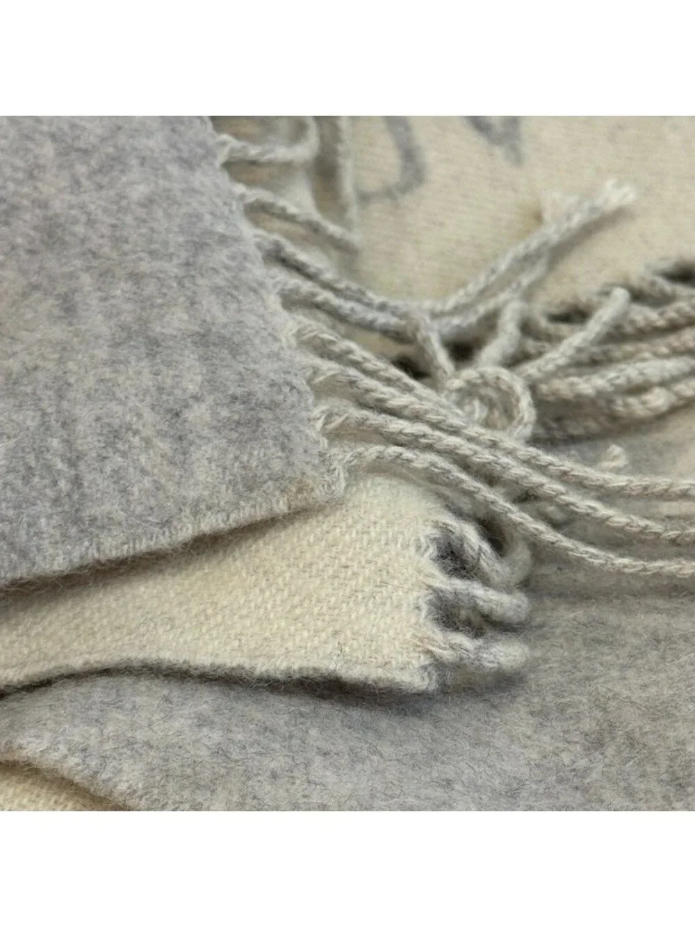 Louis Vuitton Echarpe Reykjavik Cashmere Scarf Gray